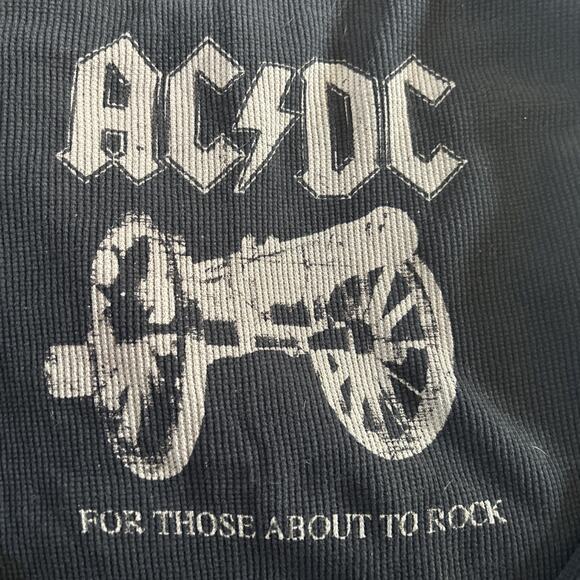 AC/DC FOR THOSE ABOUT TO ROCK BLACK THERMAL SHIRT SZ 2xl ACES & EIGHTS - Picture 2 of 5